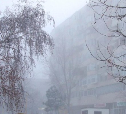 S-a lăsat ceaţa peste Constanţa